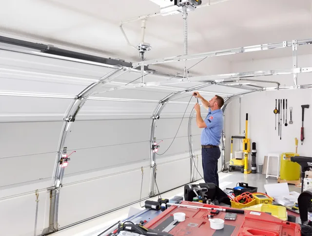 Garage door cable repair service by Killingly Garage Door Repair in Killingly