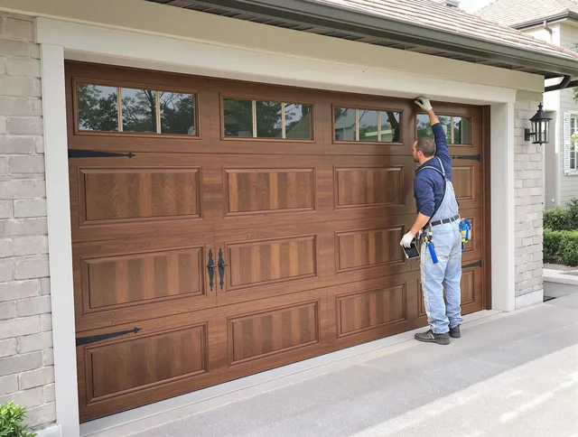 Custom garage door showcase by Killingly Garage Door Repair in Killingly