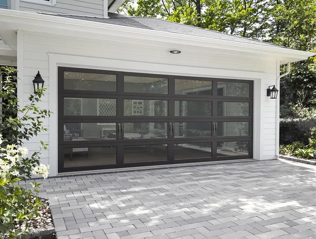 Killingly Garage Door Repair design specialist presenting custom garage door options to Killingly homeowner