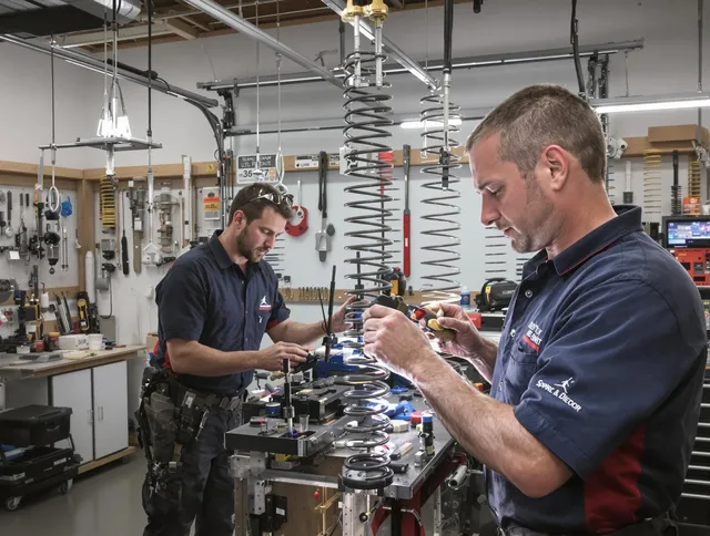 Garage door spring repair service by Killingly Garage Door Repair in Killingly